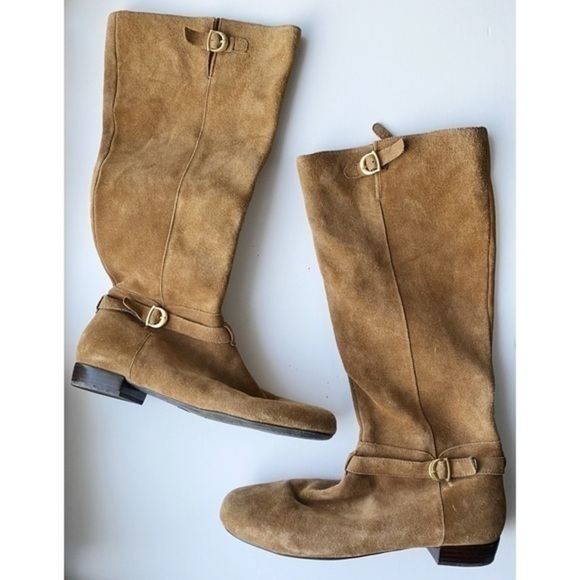 Joan & David Shoes - Circa Joan and David • Suede Leather Brown Boots